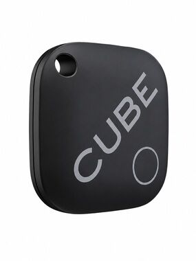 Black GPS Tracker & Finder - Compact Bluetooth Tracking Tag